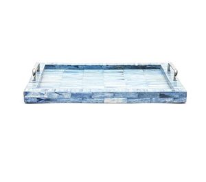 ถาดตกแต่งฝังกระดูกที่หรูหราชิ้นส่วนที่โดดเด่นทันสมัยสำหรับห้องนั่งเล่นหรือโต๊ะรับประทานอาหารจากผู้ผลิตอินเดีย - Product Image 1