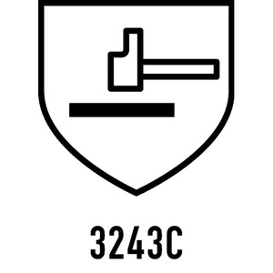 WOODS Mechanics EN 388 EN ISO 11393 Form <b>Type</b> 2 PPE III Forestry Protective <b>Gloves</b> Black/Red/Yellow Size M <b>for</b> Gardening - Product Image 4