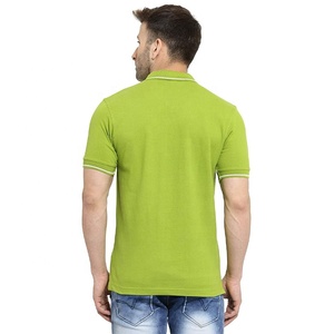 Polo en coton personnalisé/Vente en gros T-shirts polo vierges coupe ajustée en coton grande taille pour hommes - Product Image 5