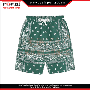 Pantalones cortos deportivos informales de Paisley para mujer, pantalones cortos de baloncesto personalizados para hombre, ropa de calle, pantalones cortos deportivos de poliéster para hombre - Product Image 3
