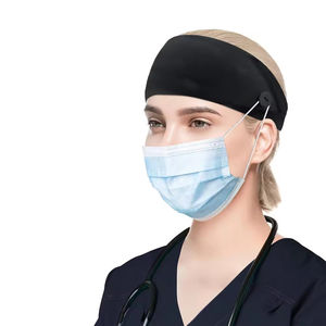 Logotipo personalizado OEM al por mayor enfermera Doctor sombrero Scrub Cap con acabado antimicrobiano tela de primera calidad lavable duradero para las instituciones - Product Image 4