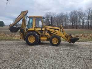 Used Loader Caterpillar 416 usato terne escavatore CAT416E con buone condizioni su 4 ruote Spot a parigi - Product Image 3