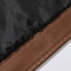 แจ็กเก็ตหนัง PU มีซิปสำหรับผู้ชายแจ็คเก็ตหนังฤดูหนาวสไตล์ยอดนิยม - Product Image 5