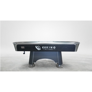 Mesa de billar de pizarra Premium con patas de metal duraderas y embellecedor de aluminio cepillado para torneos - Product Image 2