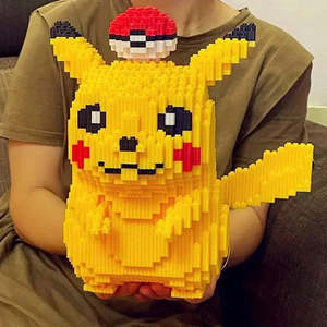 Ensemble de blocs Nano Bricks pour Pokémon Pikachu, en plastique ABS, modèle de dessin animé DIY, jouet éducatif pour cadeau, figurine Pikachu - Product Image 2