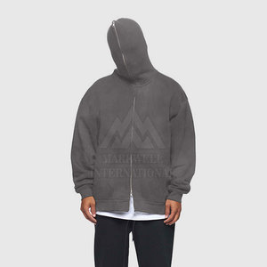 Servicio OEM al por mayor Best Design Basics Sudaderas con capucha con cremallera completa Ligero Color sólido Básicos Sudaderas con capucha con cremallera completa - Product Image 4