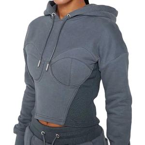 Gran oferta, chándal hecho en lana para mujer, chándal recién llegado, chándal transpirable, chándal con copa insertada, chándal de invierno para mujer - Product Image 4