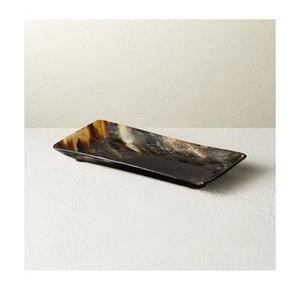 ถาดเสิร์ฟควายวัวฮอร์นแท้ธรรมชาติสำหรับเรือนเพาะชำที่บ้านพร้อมโลโก้ฮอร์นแท้สำหรับถาดและฝาปิด - Product Image 5