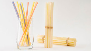 Pailles de riz comestibles durables Pailles à boire compostables et biodégradables idéales pour les smoothies, les bars à jus et les événements écologiques - Product Image 5