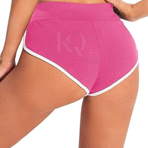 Shorts de sport taille haute effet scrunch, matière extensible respirante, séchage rapide, coupe confortable, parfaits pour la gym et le fitness - Product Image 4