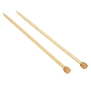 Fournisseur en gros Aiguilles à tricoter en bois Jumbo Droite Outil de tissage en bois Gros fil Débutant DIY Tissu 15mm 20mm 25mm - Product Image 5