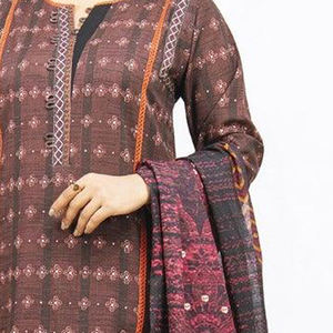 Cousu/non cousu trois pièces pelouse pakistanaise Salwar Kameez pour femmes/costumes d'hiver pour femmes de haute qualité pour femmes - Product Image 4