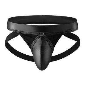 Durable Material Lightweight Leather <b>Jockstrap</b> Featuring Breathable Feel And Latest Design Leather <b>Jockstrap</b> For Online Sale - Product Image 1