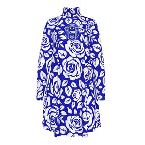 ชุดเดรสยาวถึงเข่าแบบทอผ้าคอสูงแขนยาว Zeta Phi Beta - Product Image 1