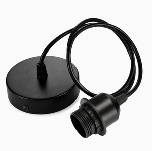 Hiện Đại Đơn Giản Cổ Điển Edison Đèn Chủ Ổ Cắm E27 Vít Trần <span class=keywords><strong>LED</strong></span> Cơ Sở 250V 110V 1M Đen Nhựa Home 2-Năm Bảo Hành - Product Image 1