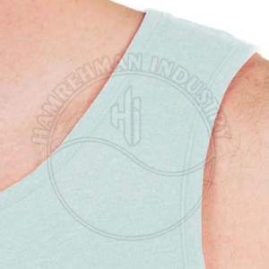 เสื้อกล้ามผู้ชายเสื้อคอกลมผ้าฝ้ายโพลีเอสเตอร์ระบายอากาศแขนกุดสำหรับใส่ในยิมฟิตเนสสำหรับฤดูร้อน - Product Image 3