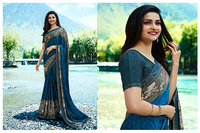Blouse de Sari de Créateur pour Mariage en Georgette, Nouvelle Collection Indienne, Pakistanaise, Bollywood, pour Tenue de Soirée, FATEMA FASHION, Multicolore