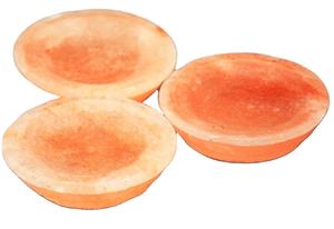 Plato de servir redondo de sal del Himalaya hecho a mano, plato pequeño tallado ecológico - Product Image 5