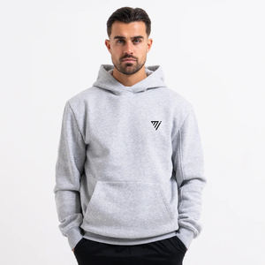 Custom Logo Design <b>Black</b> <b>Men</b> <b>Plain</b> 500 Gsm Heavy Cotton Thick Heavyweight <b>Hoodie</b> Blank High Quality Hoodies - Product Image 1