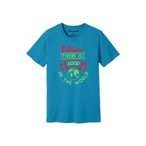 Camiseta de algodón 100% con temas de bondad, estampado de estilo informal, 12 opciones de color, 160-180, colocación de diseño personalizable GSM pesado - Product Image 5