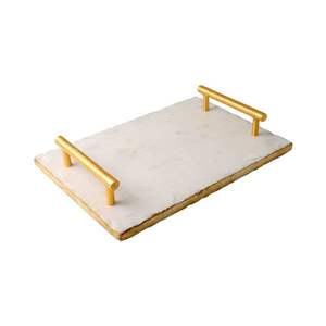 กล่องสับขอบทองเหลืองสำหรับตกแต่งขอบกล่องดีไซน์สุดสร้างสรรค์ลายหินอ่อนสุดหรู - Product Image 2