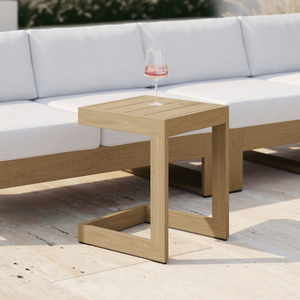 Mesa auxiliar de madera para exteriores para sala de estar, muebles de decoración del hogar de estilo rústico, venta al por mayor, buen precio de la fábrica de Vietnam - Product Image 4