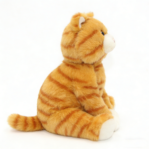 Peluche de <span class=keywords><strong>Gato</strong></span> Tabby Naranja a Rayas Personalizado, Peluche Realista de <span class=keywords><strong>Gato</strong></span> Ruivo, Peluche de <span class=keywords><strong>Gato</strong></span> Suave y <span class=keywords><strong>Peludo</strong></span> con Patas Blancas - Product Image 2