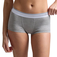 Culotte tricotée pour femme personnalisée, romantique, à nœud, imprimée en sérigraphie, en fibre de bambou écologique, taille mi-haute, antibactérienne, respirante et antistatique