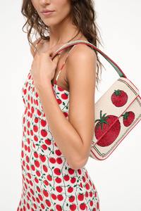 Sac à bandoulière multicolore bohème brodé de perles Toile perlée Shopping Purse design by luxury crafts - Product Image 6