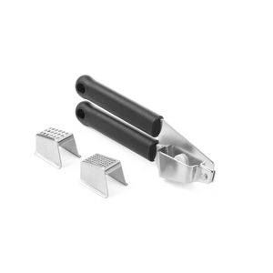 Prensa para Ajo Negro HENDI 180x25mm, Herramienta para Frutas y Verduras - Product Image 1