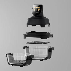 Mini Friggitrice ad Aria Digitale Smart Senza Olio con Doppio Cestello - Product Image 3