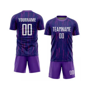 Ensemble d'uniformes de football d'été respirants et à séchage rapide de haute qualité, 100 % polyester, sans manches, vente en gros, vêtements de sport - Product Image 3