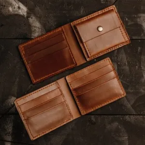 Supplier Factory From Pakistan Creative Personality Good Quality Genuine Leather Wallet Men LWM-0112