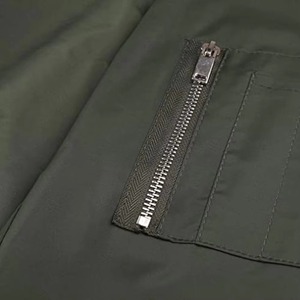 แจ็คเก็ตบอมเบอร์ผู้ชายขายดีที่สุด รับทำโลโก้ ดีไซน์ใหม่ คอตั้ง สำหรับฤดูหนาว ผลิตจากโพลีเอสเตอร์กันน้ำ - Product Image 6