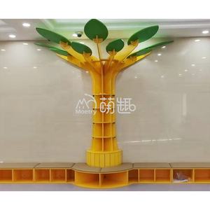 모에트리 맞춤 디자인 스탠드형 나무 책장, 유아 및 아동용 서재 책꽂이 원목 서재 가구 - Product Image 5