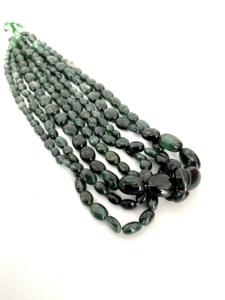 Turmalina azul indicolita natural, piedras lisas, 4 hebras, natural, para la elaboración de joyería fina, piedra preciosa - Product Image 4