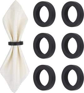 Anneaux de serviette en bois élégants en bois de haute qualité pour votre table - Product Image 3