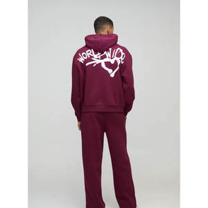 Vente en gros de sweats à capuche pour hommes en éponge française dégradés de couleur à 100% en coton pigmenté à la teinture lourde pull à capuche dip dye - Product Image 5