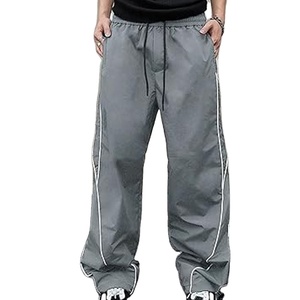 กางเกงวอร์มผ้าไนลอนกันยับสำหรับผู้ชายกางเกงวอร์มทรงหลวม - Product Image 1