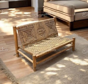 เฟอร์นิเจอร์กลางแจ้งทันสมัยโซฟาบ้านโซฟาการออกแบบตกแต่งภายในเฟอร์นิเจอร์หวายสำหรับโถงทางเดินสวนลาน - Product Image 4