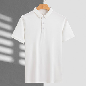 Camisetas Polo de Manga Corta con Cuello Solapa, Ropa de Trabajo de Verano de Color Sólido de Alta Gama con Diseño de Logotipo Personalizado OEM - Product Image 6