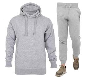 Chándal de 2 piezas para hombre, Conjunto de sudadera informal de lana, pantalones, chaqueta, chándal de invierno cómodo para hombre con sudaderas con capucha - Product Image 6