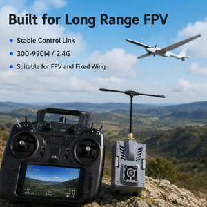 โมดูลส่งสัญญาณ RF แบบคู่ 2.4G FPV สำหรับโดรน RC และเครื่องบินบังคับวิทยุแบบปีกตรึง ระยะไกล - Product Image 5