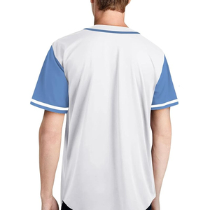 Precio de fábrica, camisetas de béisbol, sublimación personalizada para hombre, moda en blanco, Aqua, antibacteriano, Softball, Jersey, camiseta de béisbol - Product Image 4