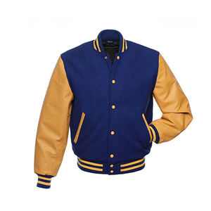 Chaqueta Varsity personalizada para hombre, chaqueta Bomber de lana, bordado de chenilla, chaqueta transpirable de lana estilo Hip Hop personalizada - Product Image 1
