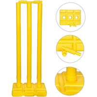 Piquets de cricket en plastique robustes HRM HRM-CS75 avec couleur et taille personnalisées pour les jeux de plage en intérieur et en extérieur