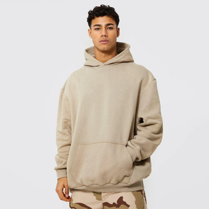 Sudadera con capucha de gran tamaño para hombre, Sudadera con capucha informal cálida de invierno para entrenamiento atlético y ropa de calle - Product Image 2