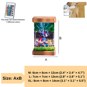 Lámpara de Resina Epoxi Personalizada, Lámpara de Resina Epoxi, Lámpara de Arte de Madera y Resina, Lámpara de Noche Personalizada, Regalo Hecho a Mano, Halloween - Product Image 4