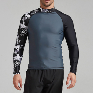 เสื้อแรชการ์ดแขนยาว ระบายอากาศได้ดี คุณภาพดีเยี่ยม สำหรับผู้ชายและผู้หญิง ผลิตตามแบบ OEM ขายดี  ผ้าสแปนเด็กซ์/โพลีเอสเตอร์  ปรับแต่งได้ สำหรับออกกำลังกาย - Product Image 1