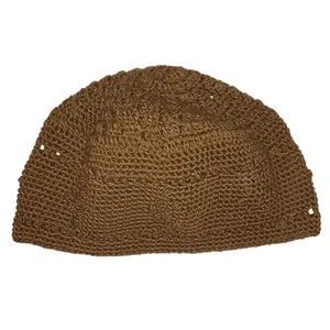 Gorras de oración de primera calidad de punto musulmán disponibles en diferentes colores, gorro de oración de calidad cómodo musulmán islámico Kufi - Product Image 5